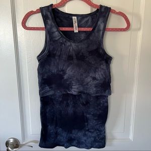 Latched Mama Tie Dyed Nursing Tank Top